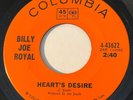 NORTHERN SOUL Billy Joe Royal HEART'S DESIRE Columbia 45 rare Canadian press NM