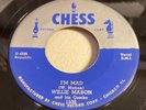 WILLIE MABON-CHESS 1538-I'M MAD/NIGHT LATCH=CHICAGO PIANO BLUES SILVER-TOP 45