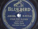 Blues 78 WALTER DAVIS Four Feet Eleven BLUEBIRD B-8574 V+ HEAR 2792