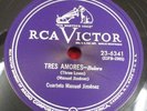 RCA VICTOR 23-6341 Cuarteto Manuel Jimenez 78 rpm LATIN E