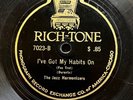 1921 JAZZ: BAILEY’S LUCKY SEVEN - ‘I’VE GOT MY HABITS ON’ RARE RICH-TONE 78