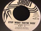 Roy C ‎– Stop What You're Doin' - US Shout - S-206 (Promo) (1966) - EX+