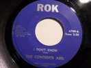 The Contents Are – I Don't Know  Garage ROK 6709 Fredlo Direction Of Mind Rare