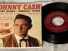 JOHNNY CASH 1959 THE REBEL-JOHNNY YUMA 45rpm EP # B-2155 & CARDBOARD SLEEVE