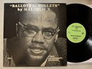 Malcolm X - Ballots or Bullets LP First Amendment Records EX/VG