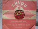BROWNIE McGHEE & SONNY TERRY CAROLINA BLUES / WATCH-OUT 78 SAVOY HARMONICA BLUES