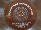 78 rpm Durium Postcard Record Chevrolet Car Advertisement General Motors 4