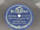 When the World's On Fire/Keep on the Sunny Side CARTER FAMILY 78 RPM Country VG