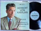 Sibelius - Symphony No.2 - Karajan - Columbia stereo LP SAX - ED.1