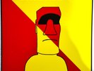 EASTER ISLAND - SELF-TITLED (EX 1997 VOID label reissue - red vinyl) #174/350