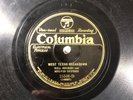 Prewar Country 78 Bill Shores Melvin Dupree Columbia 15506 West Texas Breakdown