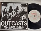 OUTCASTS - MAGNUM FORCE / GANGLAND WARFARE 1981 GBH RECORDS  PUNK