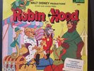 1973 WALT DISNEY'S ROBIN HOOD STORY BOOK AND VINYL LP   #3810 VG+