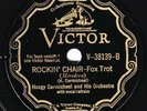 Victor #V-38139: Hoagy Carmichael O-Rockin' Chair/Barnacle Bill, The Sailor V+E-