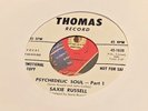 SAXIE RUSSELL . Psychedelic Soul pts 1&2 , West Coast STYRENE ORIGINAL PROMO.