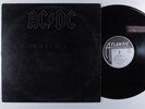 AC/DC Back In Black ATLANTIC LP club edition embossed cover a