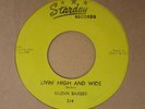 vintage Glenn Barber honky tonk c&w Starday label 45rpm - Livin' High and Wide
