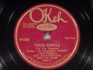 78 RPM -- Bix Beiderbecke and His Gang, Okeh 41030 