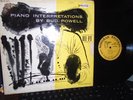 BUD POWELL PIANO INTERPRETATIONS NORGRAN 1077 DSM TELLOW LABEL MONO OR.