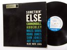 CANNONBALL ADDERLEY Somethin Else LP Blue note 1595 Stereo 