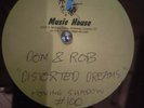 DEM & ROB - DISTORTED DREAMS / KRUST - NASTY..DOUBLE SIDED D&B DUBPLATE
