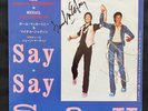 COA AUTOGRAPH Michael Jackson Paul McCartney VINYL LP OBI JAPAN Signed