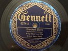 GENNETT Record 78 rpm 5247 KING OLIVER Krooked Blues / Alligator Hop CRACKED
