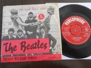 THE BEATLES  SP NORWAY  A HARD DAY S NIGHT FIRST PRESSING VG++++/VG+++