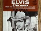 Elvis Presley 45 Record 47-9465 Stay Away / U.S. Male RARE Yellow Label PROMO