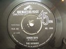THE SAVAGES garage funk jazz beat rare SINGLE 7