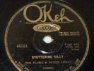Tim Flora Rufus Lingo STUTTERING BILLY OKEH 45311 FEB 1928 Memphis SCARCE GREAT