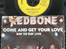 Redbone ‎– Come And Get Your Love 7'' Vinyl IMPORT 1974 CLEANED/PLAY TESTED VG+