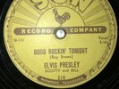 Sun 210 Elvis - Good Rockin’ Tonight- Original Shellac 78 rpm.  Excellent
