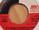 LENNY WELCH A HUNDRED POUNDS OF PAIN MAINSTREAM RECORDS NORTHERN SOUL