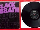 BLACK SABBATH MASTER OF REALITY LP UK REISSUE NEL 6004 A/B1 MISPRINTED SLEEVE