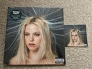LIMITED EDITION RENEE RAPP SNOW ANGEL EXCLUSIVE BLUE VINYL HAND SIGNED ART CARD.
