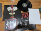 SATAN -into the fire /kiss of death RARE 2011 LP +7'' VINYL+BOOKLET nwobhm