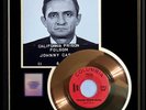 JOHNNY CASH FOLSOM PRISON BLUES 45 RPM GOLD RECORD NON RIAA AWARD