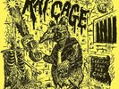 RAT CAGE Screams From The Cage Lp PUNK ROCK Hardcore BLACK WAX Import DRY HEAVES