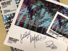 SIGNED-MANIC STREET PREACHERS-2 LP-KNOW YOUR ENEMY + 2 SIGNED PRINTS-M/M/UNPL