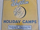 BUTLIN'S HOLIDAY CAMP  'Now Were At Butlins '  78.rpm + Free Gift Vinyl Coaster
