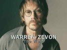 Warren Zevon |  Vinyl LP | The Wind  | Nashville Catalog