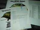 STANLEY KUBRICK FULL METAL JACKET PRESSPACKAGE WITH 12