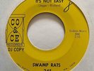 Garage Punk 45 SWAMP RATS It's Not Easy/In The Midnight Hour Co & Ce HEAR Rare
