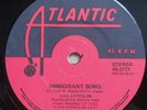 Led Zeppelin Rare ORIG OZ 45 Immigrant song VG+ ’70 Atlantic 45-2777 Hard Rock