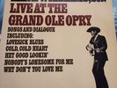 Hank Williams SR Live at the Grand Ole Opry 1976 Vinyl LP Record MGM MG-1-5019