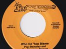 POP STAMPLEY Who Do You Blame WIDELY UNKNOWN modern soul 45 gospel disco HEAR