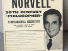Norvell Psychic Philosopher Signed Vinyl LP Transcendental Meditations Phenomena