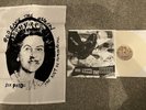 Sex Pistols God Save the Queen A&M 12 Inch Single Poster Slv CLEAR + Tea Towel