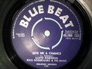 LLOYD ROBINSON GIVE ME A CHANCE 1962 UK RICO BLUE BEAT VINYL 7